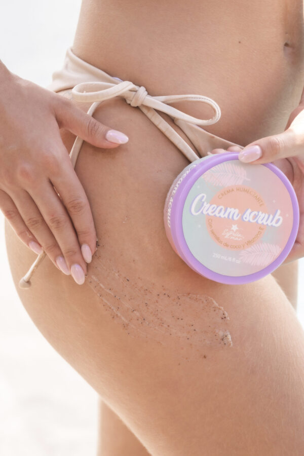 crema exfoliante scrub estrella de mar bronceador